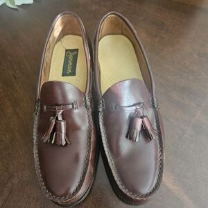 Jarman Premium Brown Leather Men's Loafers Size 8.5